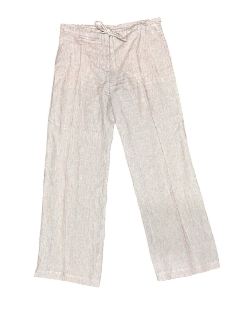 Incotex Venezia 1951 Chino Pants Size Khaki Dusty Rose 100% Linen 40 Size 4-6